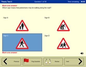Free Multiple Choice Theory Test